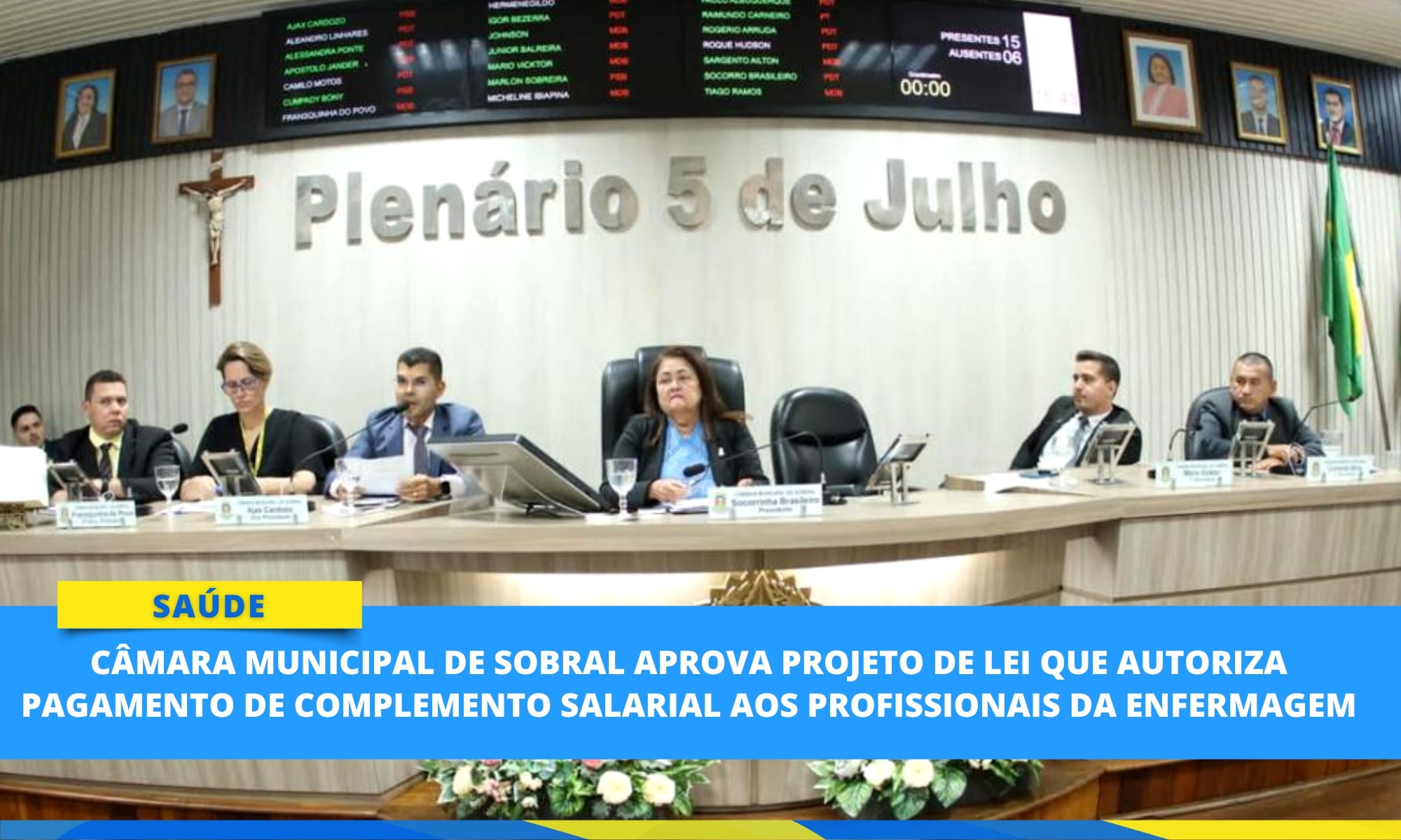 Câmara Municipal de Sobral aprova projeto de lei que autoriza pagamento de co...